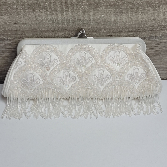 Kate Landry Handbags - Kate Landry Iridescent beaded vintage glamor purse